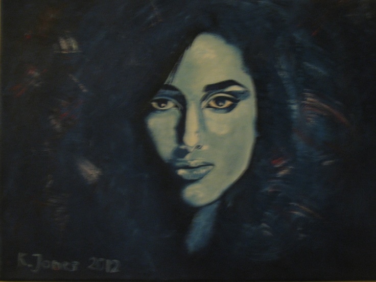 Alicia Keys, People portrait, oil on canvas by Kasia Jones www.kasiajones.com